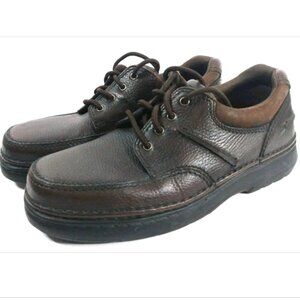 Skechers Streetcars Men's 10 M Brown Leather Oxfords Shoes C16-K6